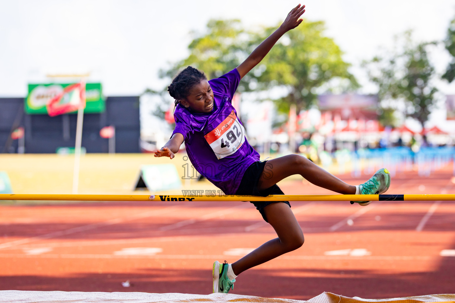 Day 4 of Inter-school Athletics Championship 2025 held in Ekuveni Synthetic Track, Male', Maldives on Thursday, 09th October 2025. Photos by: Nausham Waheed / Images.mv