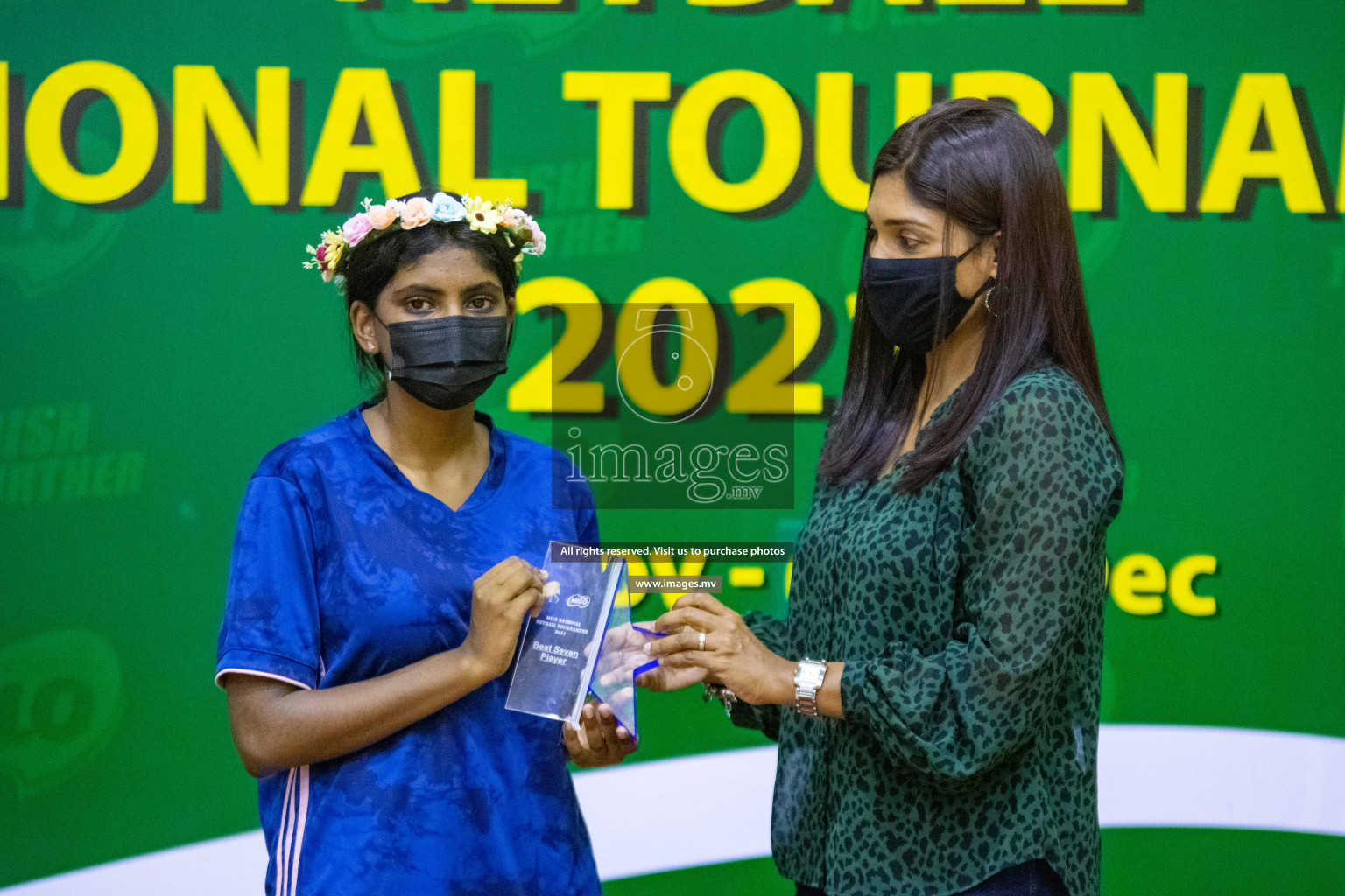 Kulhudhuffushi Youth & R.C vs Club Green Streets in the Finals of Milo National Netball Tournament 2021 (Women's) held on 5th December 2021 in Male', Maldives Photos: Ismail Thoriq / images.mv