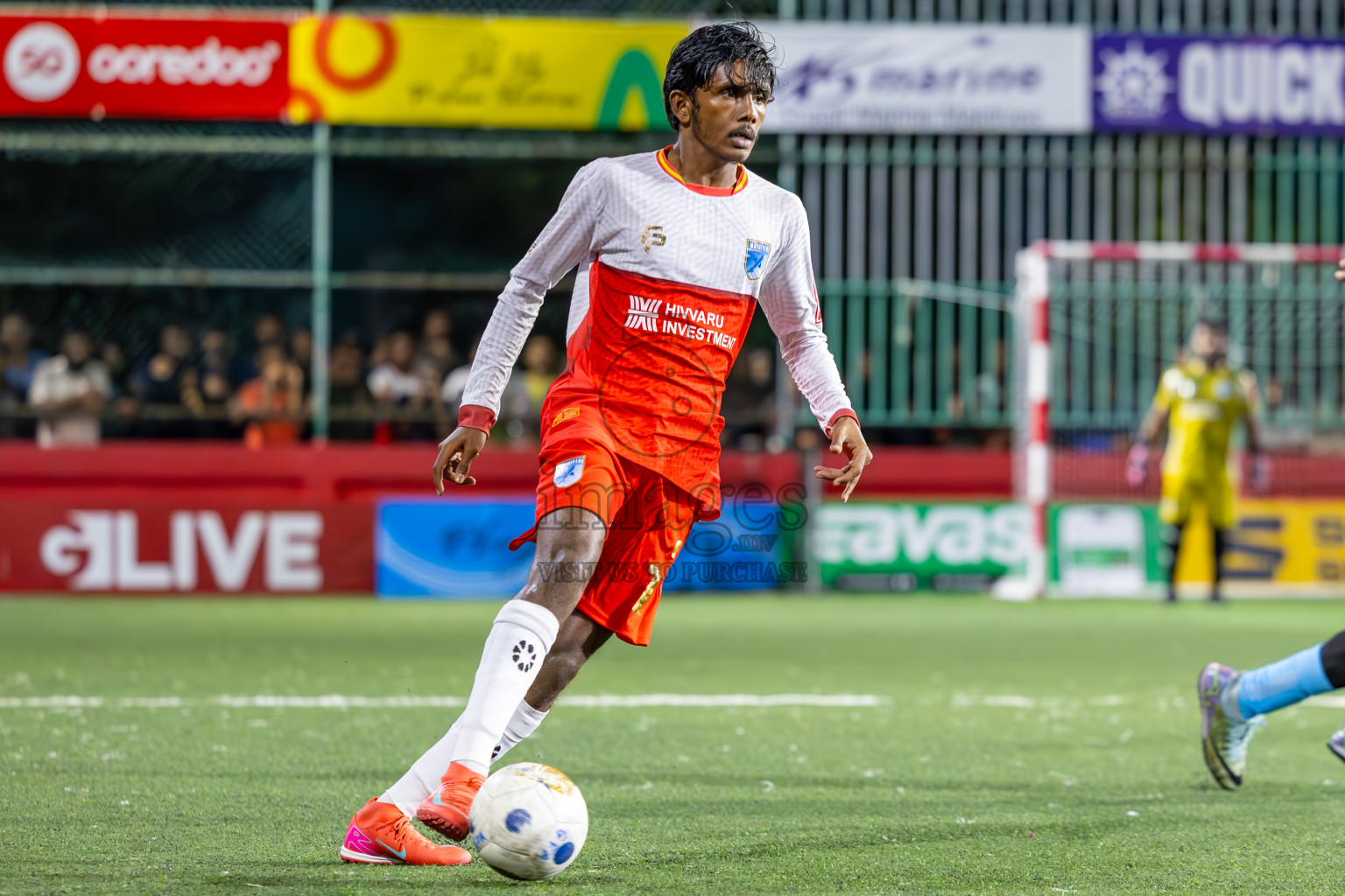 AA Mathiveri vs AA Thoddoo in Zone Round on Day 27 of Golden Futsal Challenge 2025 was held on Friday , 31st January 2025, in Hulhumale', Maldives. Photos: Ismail Thoriq / images.mv