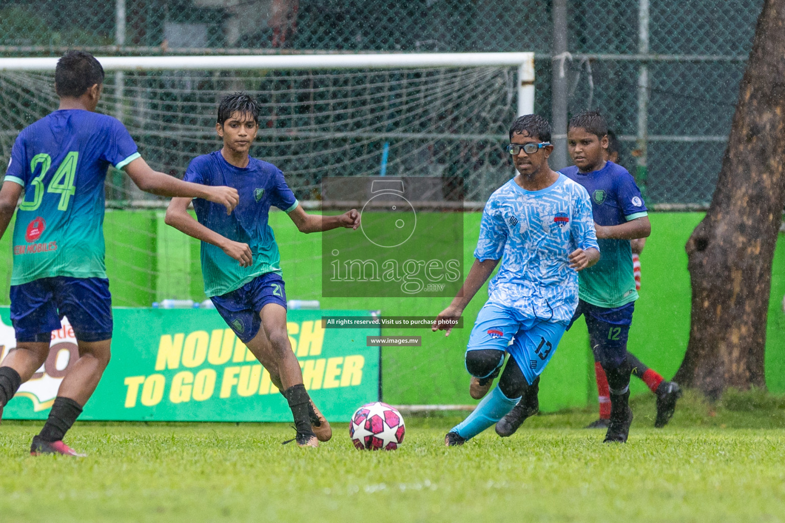 Day 1 of MILO Academy Championship 2023 (u14) was held in Henveyru Stadium Male', Maldives on 3rd November 2023. Photos: Nausham Waheed / images.mv