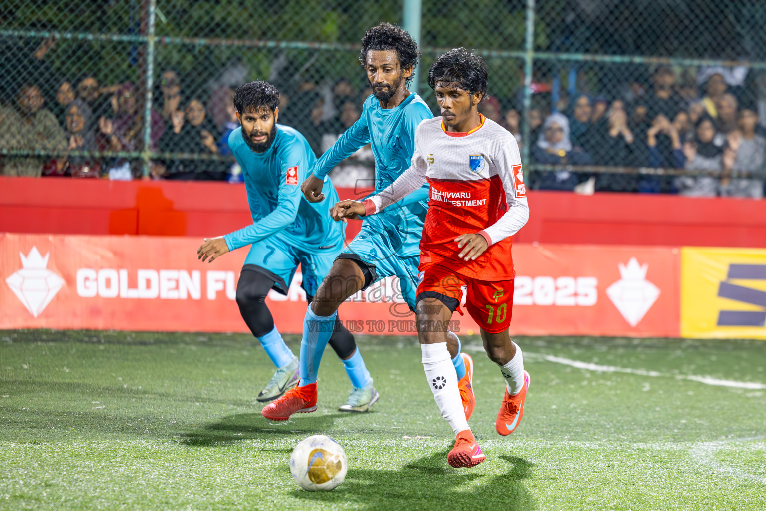 AA Mathiveri vs AA Thoddoo in Zone Round on Day 27 of Golden Futsal Challenge 2025 was held on Friday , 31st January 2025, in Hulhumale', Maldives. Photos: Ismail Thoriq / images.mv