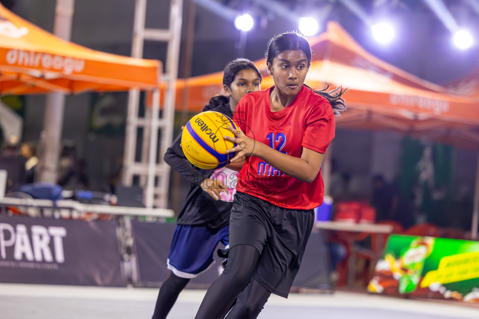 Day 2 of MILO Ramadan 3x3 Challenge 2024 was held in Ekuveni Outdoor Basketball Court at Male', Maldives on Wednesday, 13th March 2024.
Photos: Ismail Thoriq / images.mv