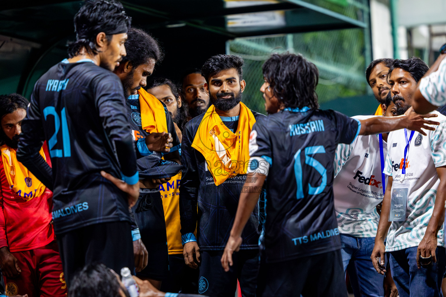 RRC vs Club TTS in Round of 16 of Club Maldives Cup 2024 held in Rehendi Futsal Ground, Hulhumale', Maldives on Tuesday, 8th October 2024. Photos: Nausham Waheed / images.mv