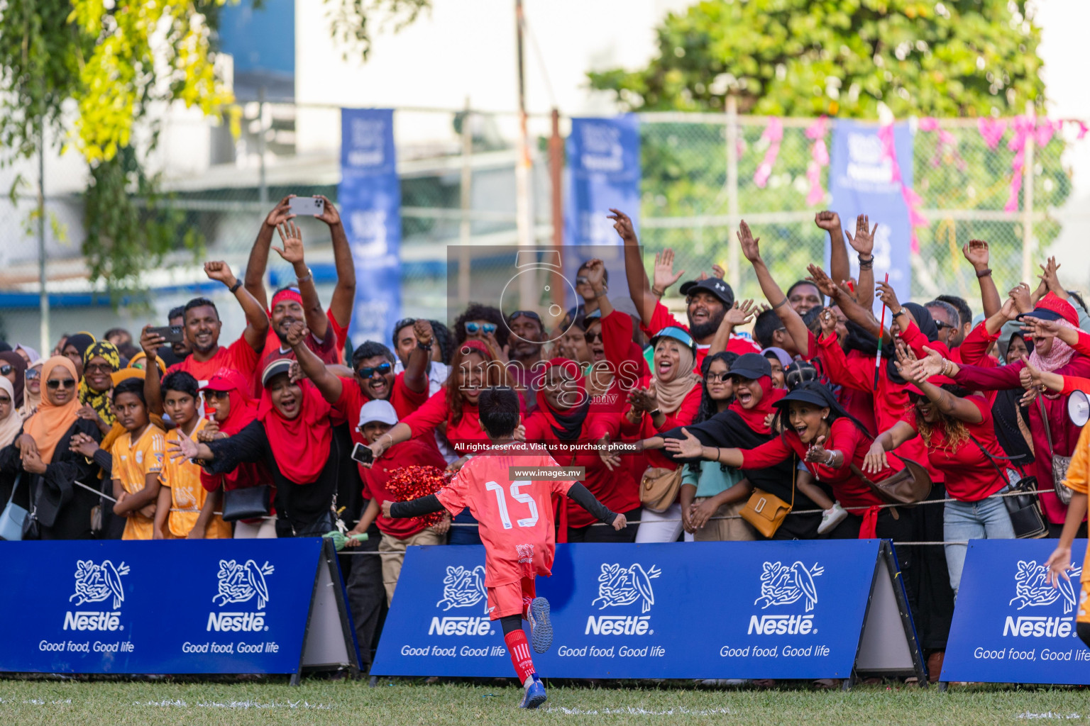 Day 4 of Nestle Kids Football Fiesta, held in Henveyru Football Stadium, Male', Maldives on Saturday, 14th October 2023
Photos: Ismail Thoriq / images.mv