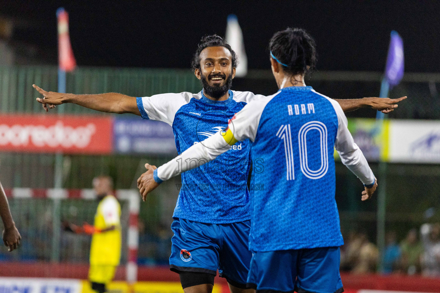 M Mulah vs M Maduvvari in Day 19 of Golden Futsal Challenge 2024 was held on Friday, 2nd February 2024 in Hulhumale', Maldives Photos: Nausham Waheed / images.mv