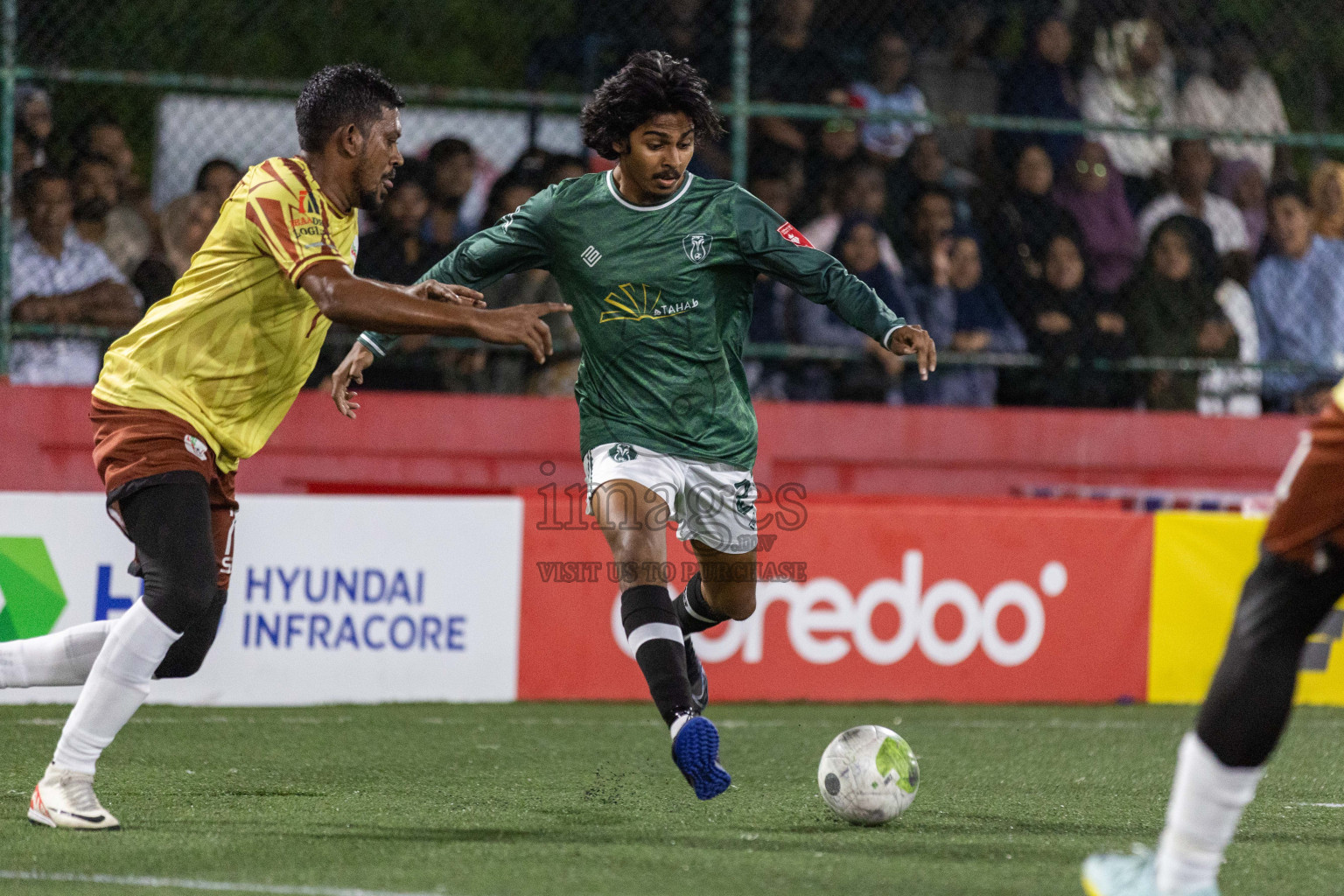 N.Holhudhoo VS N.Miladhoo in Day 11 of Golden Futsal Challenge 2024 was held on Thursday, 25th January 2024, in Hulhumale', Maldives Photos: Nausham Waheed / images.mv