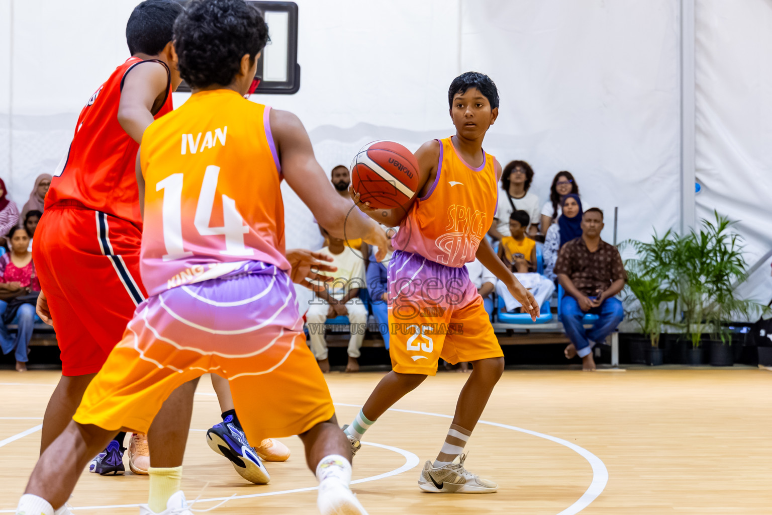 Day 2 of Milo 5 x 5 Junior Challenge 2025 - Basketball tournament held in Basketball Training Center, Male', Maldives on Friday, 10th October 2025. Photos by: Nausham Waheed / Images.mv