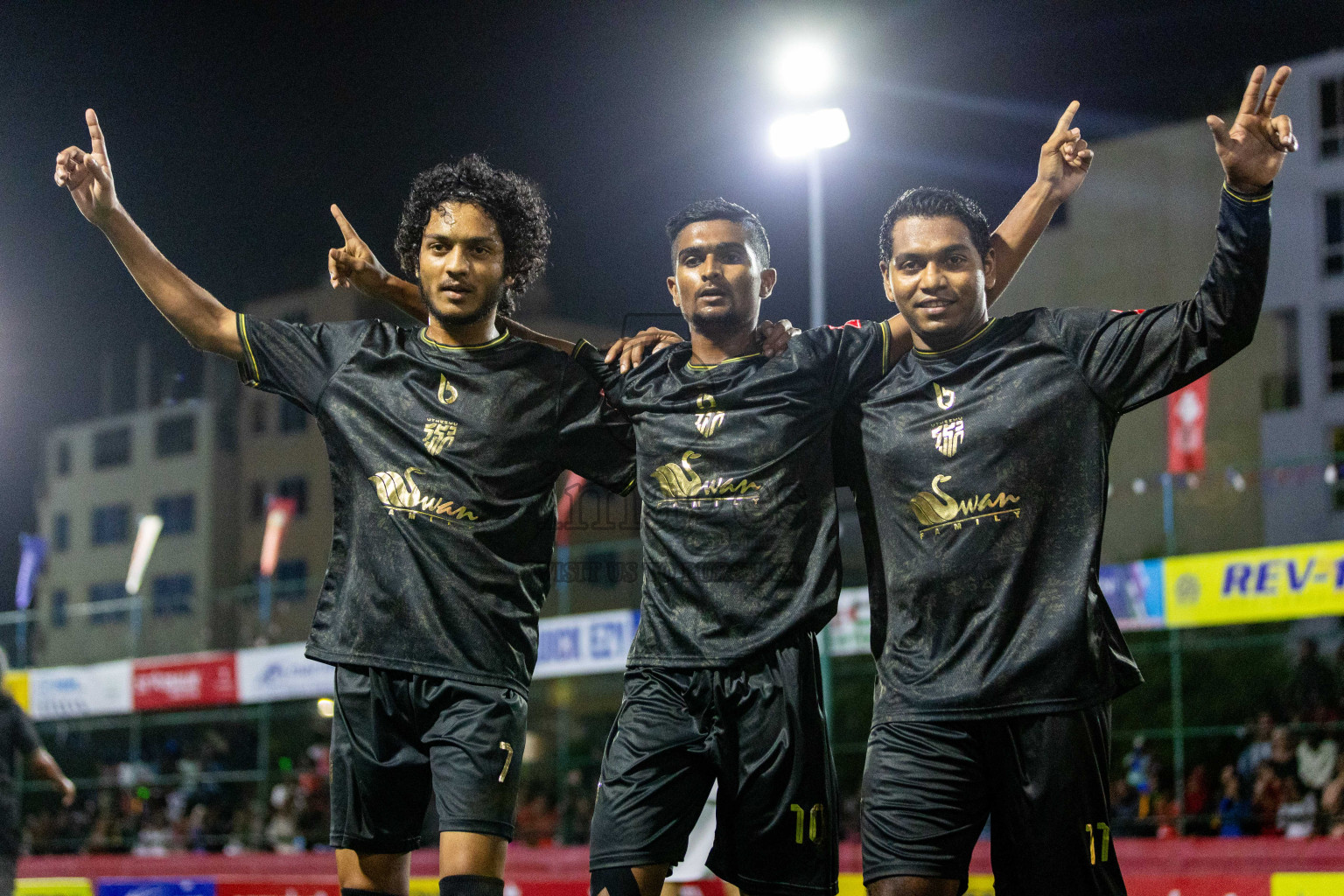 HA Utheem VS HA Ihavandhoo in Day 13 of Golden Futsal Challenge 2024 was held on Saturday, 27th January 2024, in Hulhumale', Maldives Photos: Nausham Waheed / images.mv