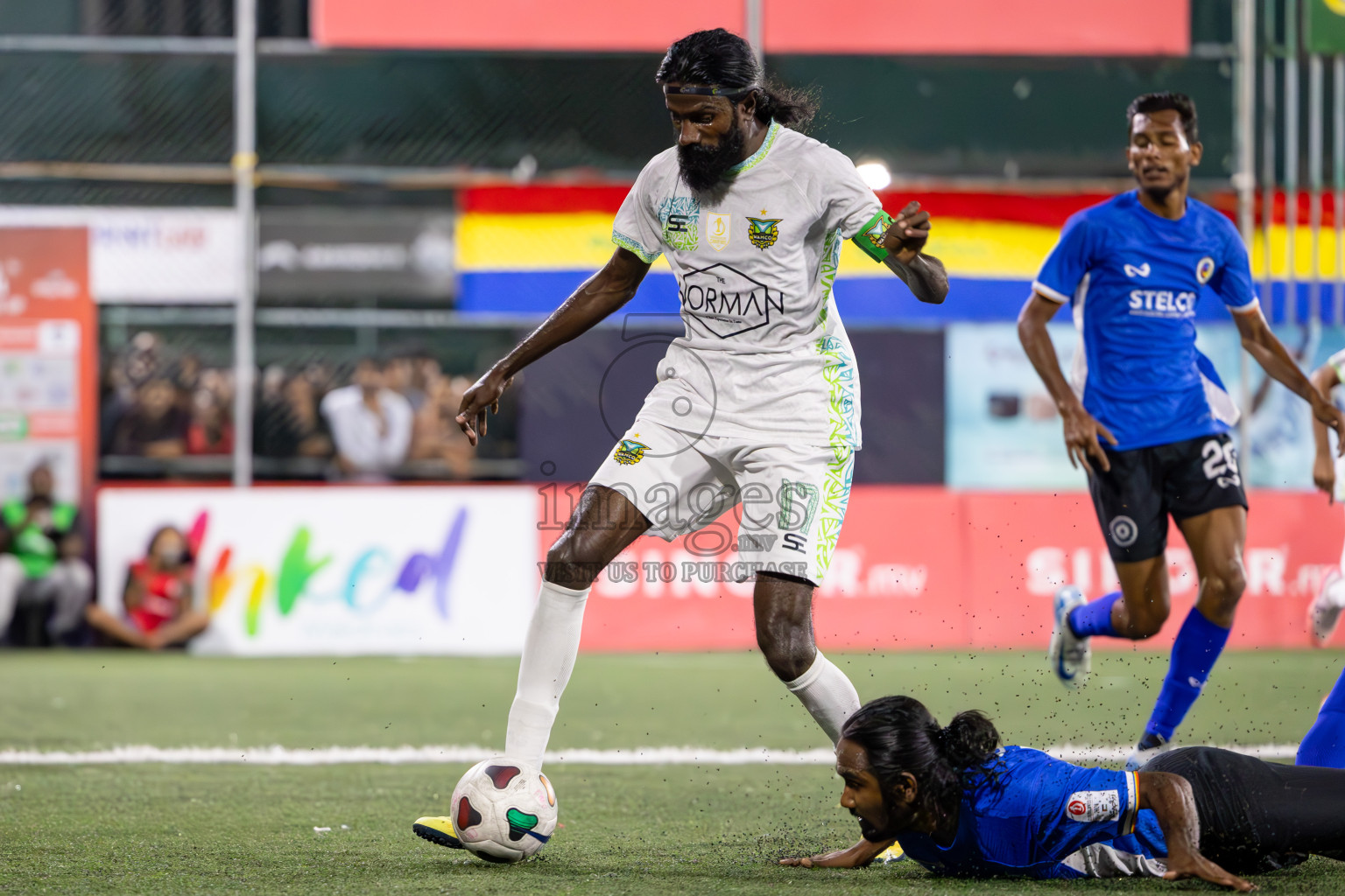 WAMCO vs STELCO in Semi Finals of Club Maldives Cup 2024 held in Rehendi Futsal Ground, Hulhumale', Maldives on Monday, 14th October 2024. Photos: Ismail Thoriq / images.mv