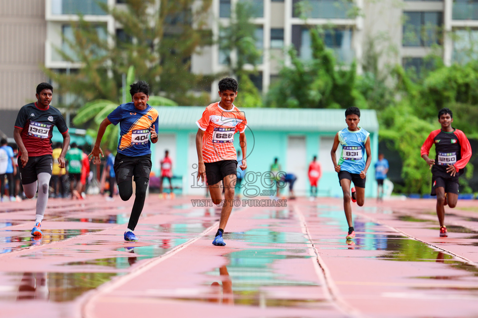 Day 1 of MWSC Interschool Athletics Championships 2024 held in Hulhumale Running Track, Hulhumale, Maldives on Saturday, 9th November 2024. 
Photos by: Ismail Thoriq, Hassan Simah / Images.mv