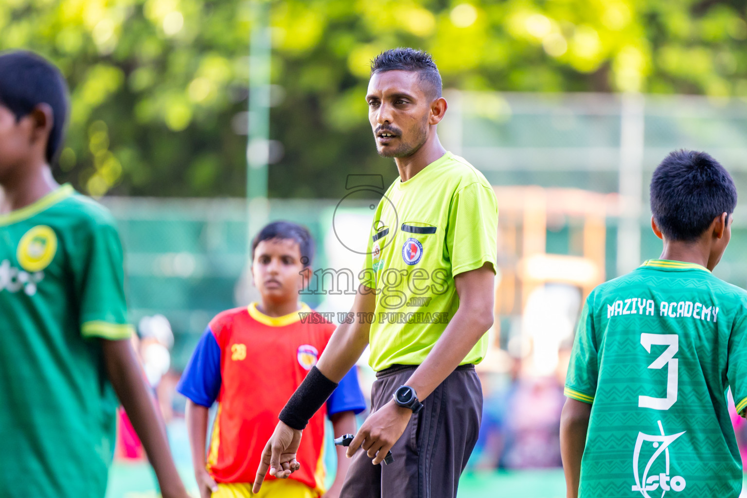Day 3 of MILO Academy Championship 2025 (U-12) was held at Henveiru Stadium in Male', Maldives on Saturday, 3rd May 2025. Photos: Nausham Waheed / images.mv