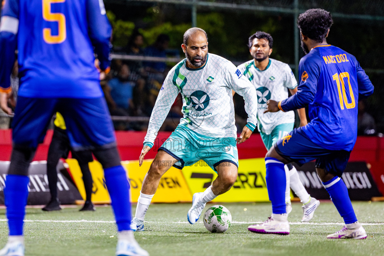 Dharumavantha vs Customs RC in Day 13 of Office League 2025 was held on Monday, 28th April 2025 in Hulhumale', Maldives. Photos: Nausham Waheed / images.mv