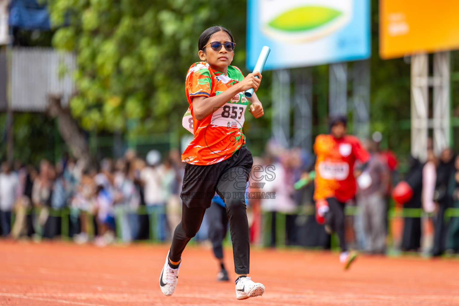 Day 6 of Inter-school Athletics Championship 2025 held in Ekuveni Synthetic Track, Male', Maldives on Sunday, 12th October 2025. Photos by: Ismail Thoriq / Images.mv