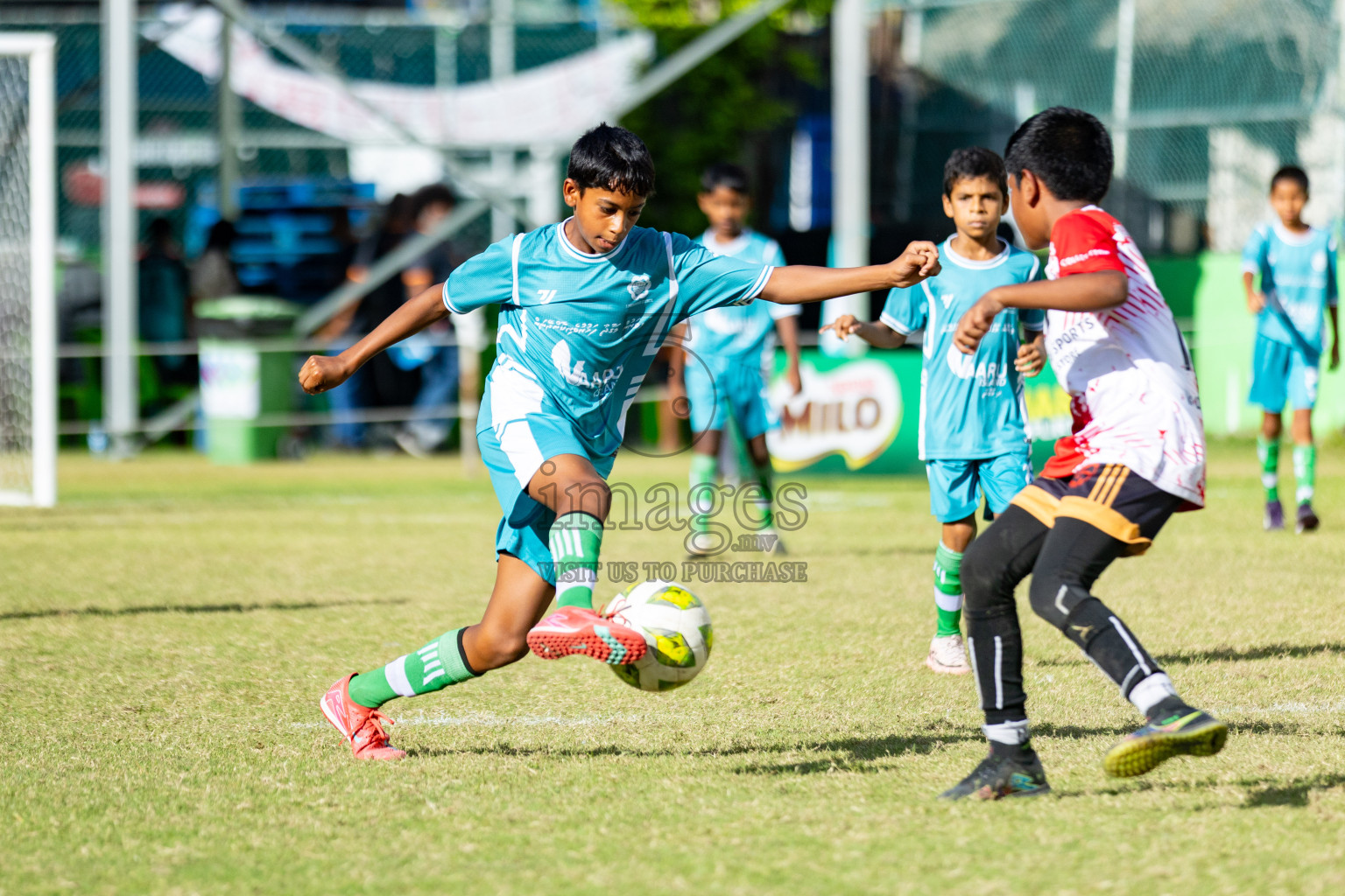 Day 3 of MILO Academy Championship 2025 (U-12) was held at Henveiru Stadium in Male', Maldives on Saturday, 3rd May 2025. 
Photos: Hassan Simah  / images.mv