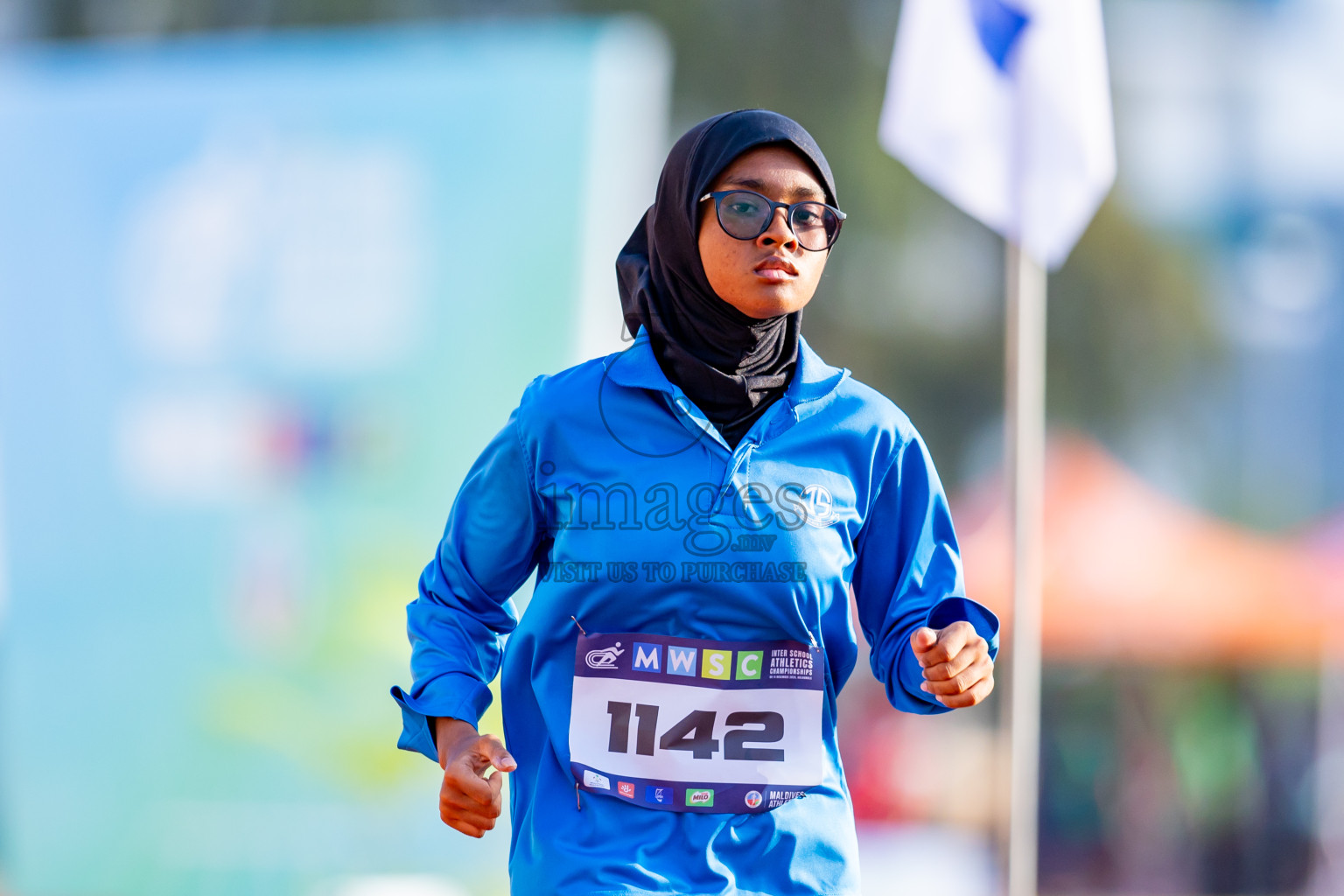 Day 5 of MWSC Interschool Athletics Championships 2024 held in Hulhumale Running Track, Hulhumale, Maldives on Wednesday, 13th November 2024. Photos by: Nausham Waheed / Images.mv