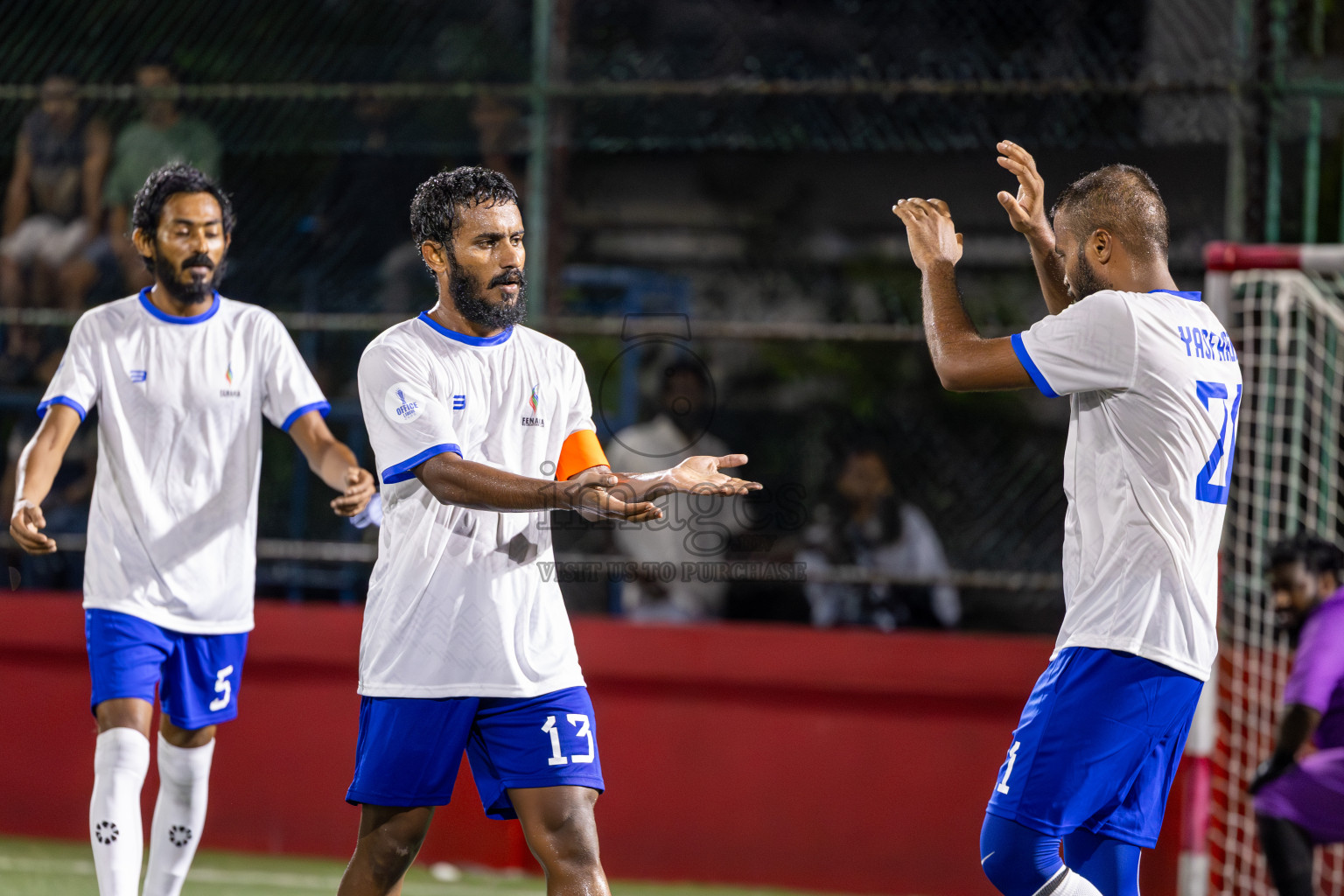 Fenaka vs MIB in Day 6 of Office League 2025 was held on Monday, 21st April 2025 in Hulhumale', Maldives. Photos: Ismail Thoriq / images.mv