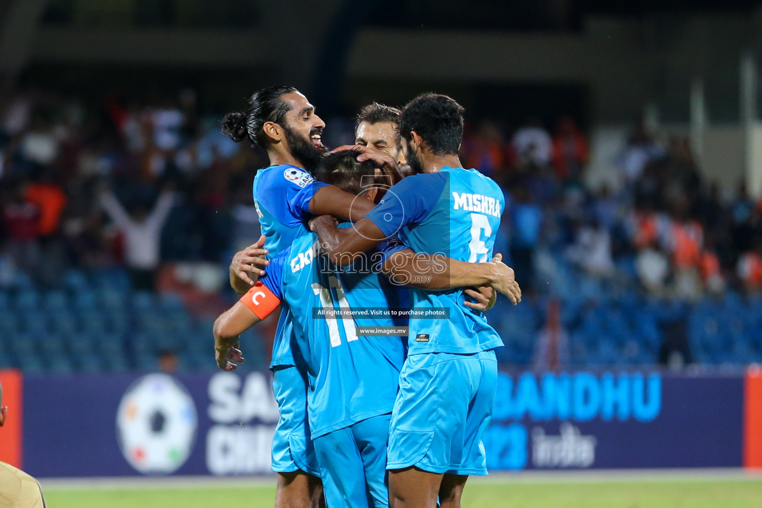 India vs Kuwait in SAFF Championship 2023 held in Sree Kanteerava Stadium, Bengaluru, India, on Tuesday, 27th June 2023. Photos: Nausham Waheed, Hassan Simah / images.mv