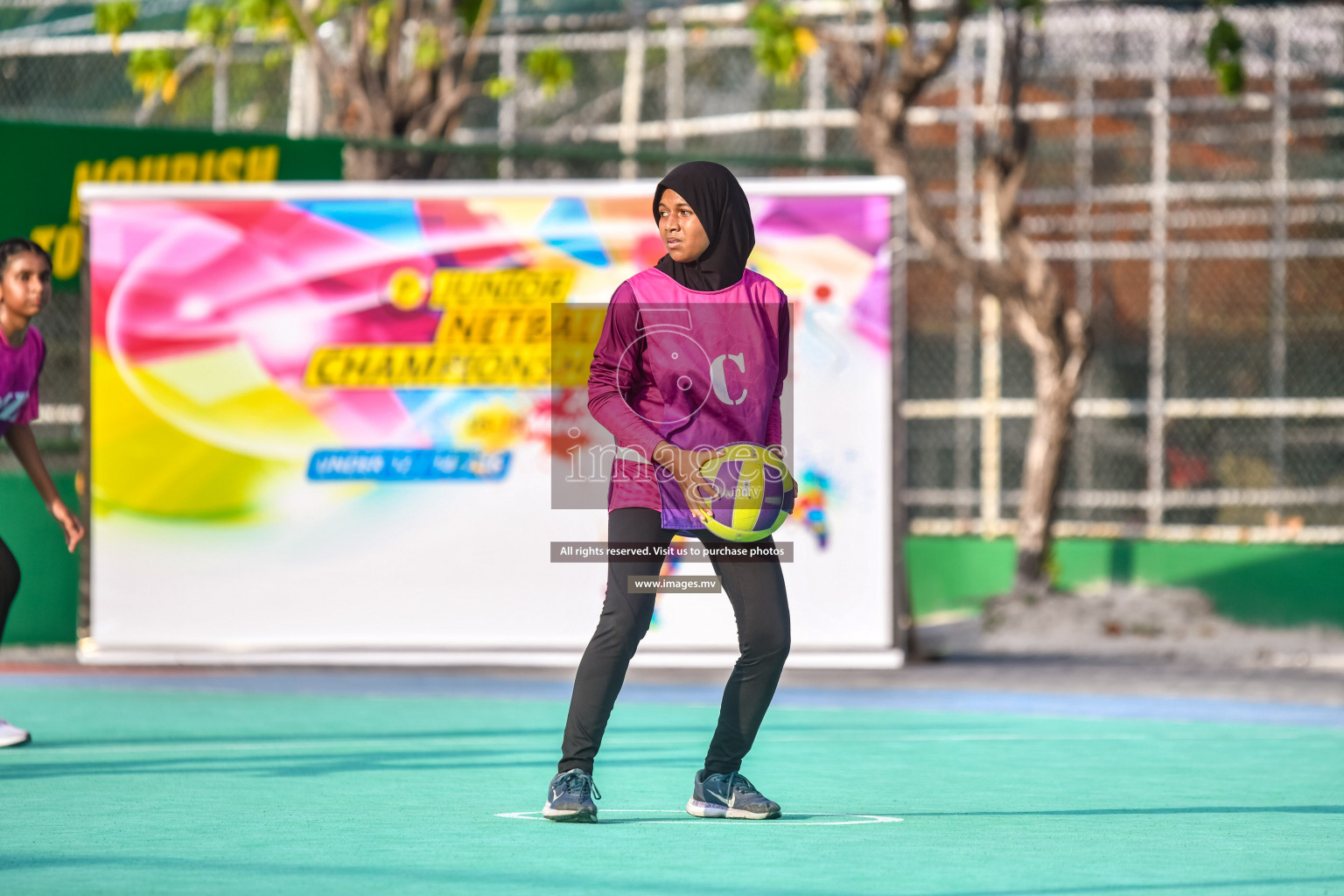 Day 11 of Junior Netball Championship 2022 held in Male', Maldives. Photos by Nausham Waheed