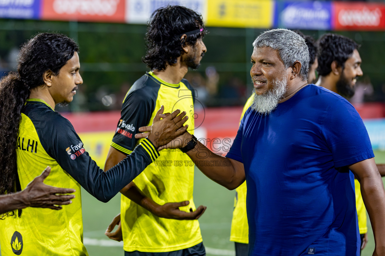 Machchangoalhi VS Vilimale on Day 36 of Golden Futsal Challenge 2024 was held on Wednesday, 21st February 2024, in Hulhumale', Maldives 
Photos: Hassan Simah/ images.mv