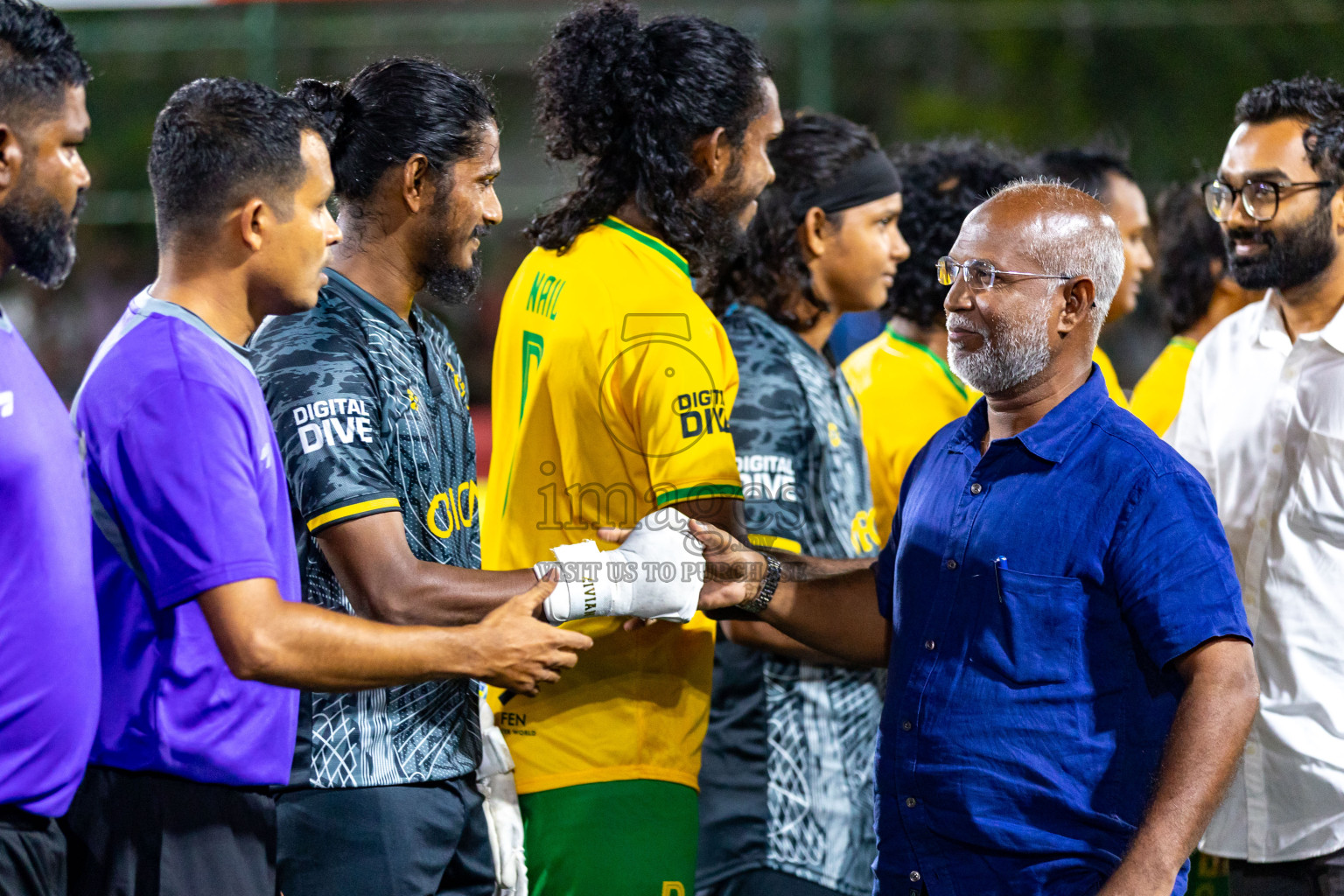 GDh. Vaadhoo VS GDh. Gadhdhoo in Day 23 of Golden Futsal Challenge 2024 was held on Tuesday , 6th February 2024 in Hulhumale', Maldives 
Photos: Hassan Simah / images.mv