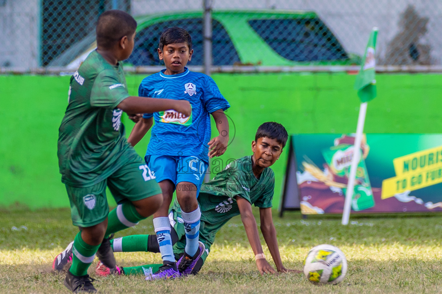 Day 2  of MILO Academy Championship 2024 - U12 was held at Henveiru Grounds in Male', Maldives on Thursday, 5th July 2024. Photos: Shuu Abdul Sattar / images.mv