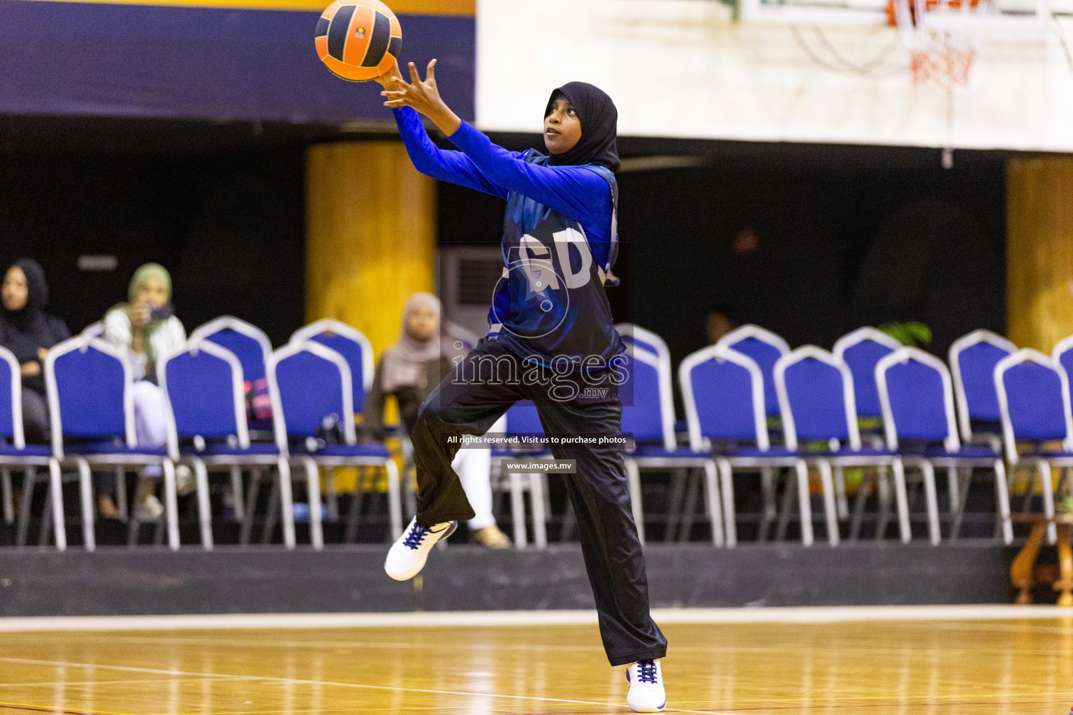 Day5 of 24th Interschool Netball Tournament 2023 was held in Social Center, Male', Maldives on 31st October 2023. Photos: Nausham Waheed / images.mv