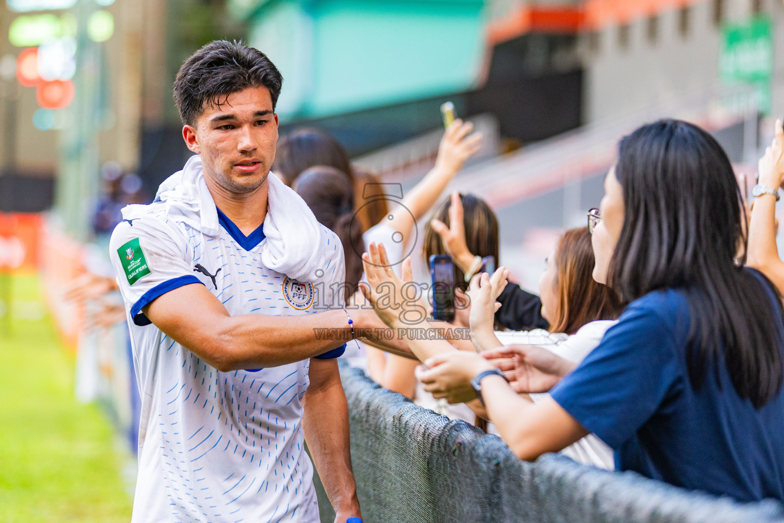 Maldives vs Philippines in AFC Asian Cup Qualifies held in National Football Stadium, Male', Maldives on Tuesday, 18th November 2025. Photos: Areef Adam / Images.mv