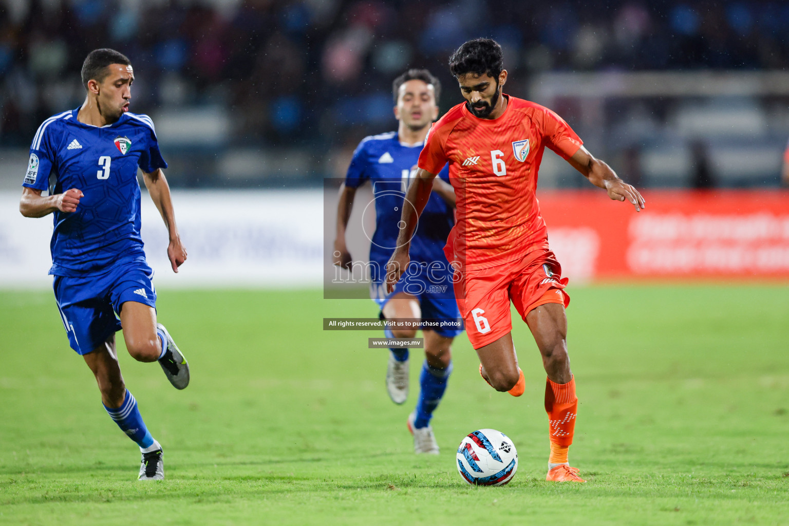 Kuwait vs India in the Final of SAFF Championship 2023 held in Sree Kanteerava Stadium, Bengaluru, India, on Tuesday, 4th July 2023. Photos: Nausham Waheed / images.mv