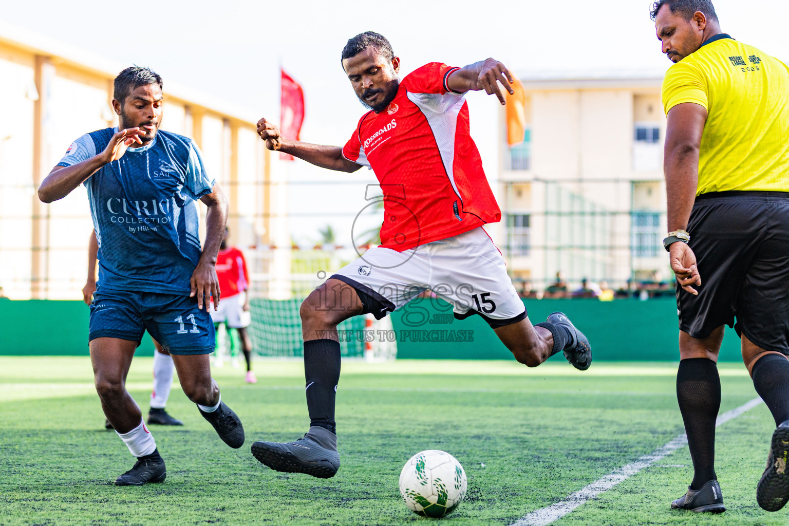 The Marina vs SAII Lagoon in Resort League 2025 (South Male Zone) day 11 was held on Thursday, 9th October 2025 in Crossroads's Maldives, Photos: Areef Adam / images.mv