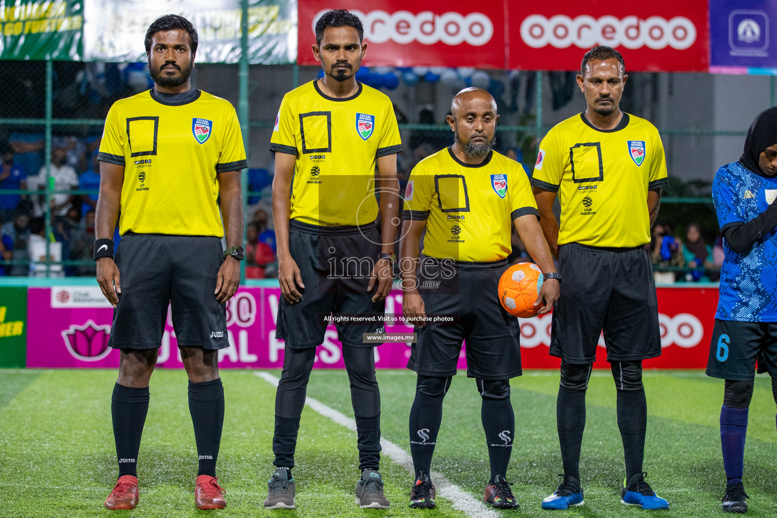 MPL vs Police Club in the Semi Finals of 18/30 Women's Futsal Fiesta 2021 held in Hulhumale, Maldives on 14th December 2021. Photos: Ismail Thoriq / images.mv