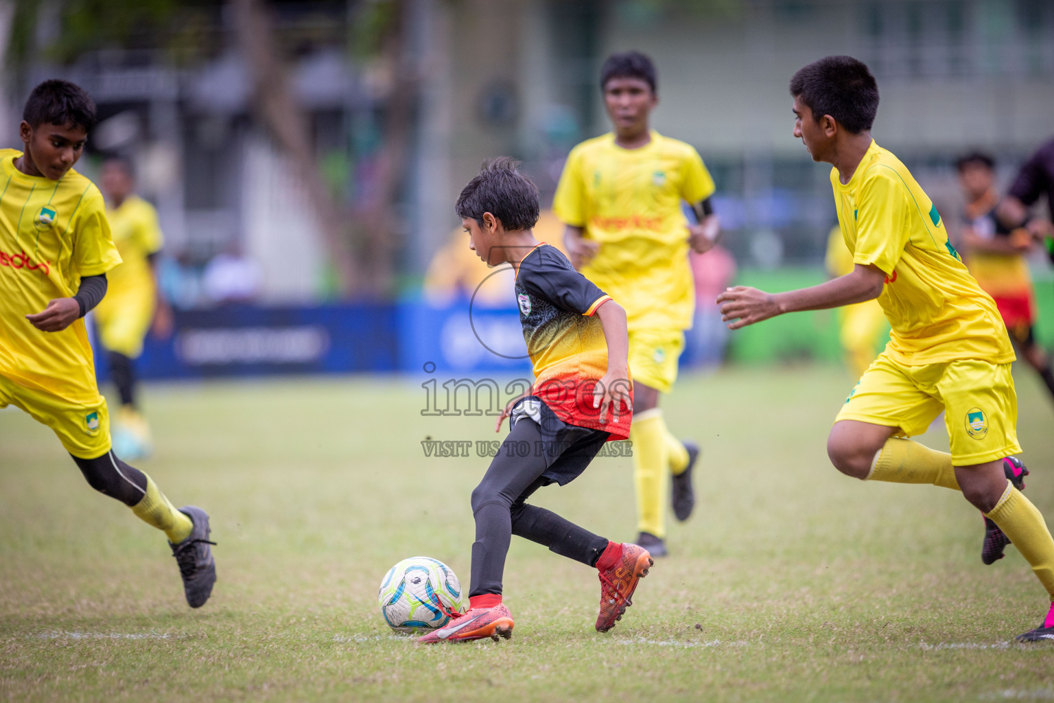 Eagles vs Maziya (U12) in Dhivehi Youth League 2024 - Day 2. Matches held at Henveiru Stadium on 22nd November 2024 , Friday. Photos: Shuu Abdul Sattar/ Images.mv