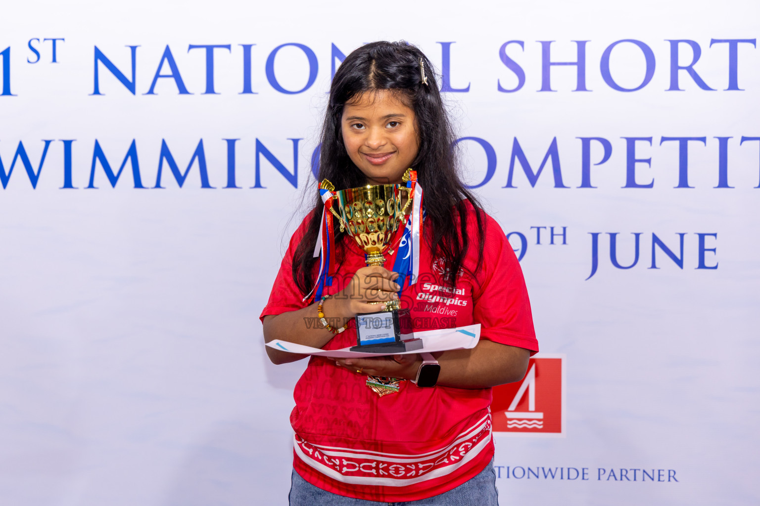 Closing Ceremony of 1st National Short Course Swimming Competition held in Hulhumale', Maldives on Thursday, 19th June 2025. Photos: Nausham Waheed / images.mv