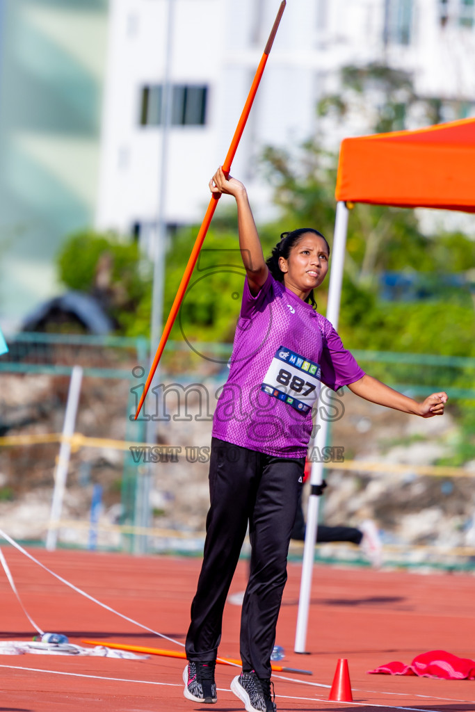 Day 3 of MWSC Interschool Athletics Championships 2024 held in Hulhumale Running Track, Hulhumale, Maldives on Monday, 11th November 2024. Photos by: Nausham Waheed / Images.mv