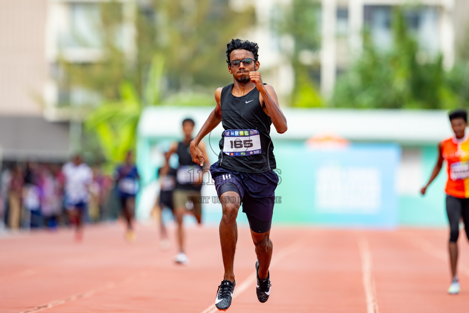 Day 6 of MWSC Interschool Athletics Championships 2024 held in Hulhumale Running Track, Hulhumale, Maldives on Thursday, 14th November 2024. Photos by: Nausham Waheed / Images.mv