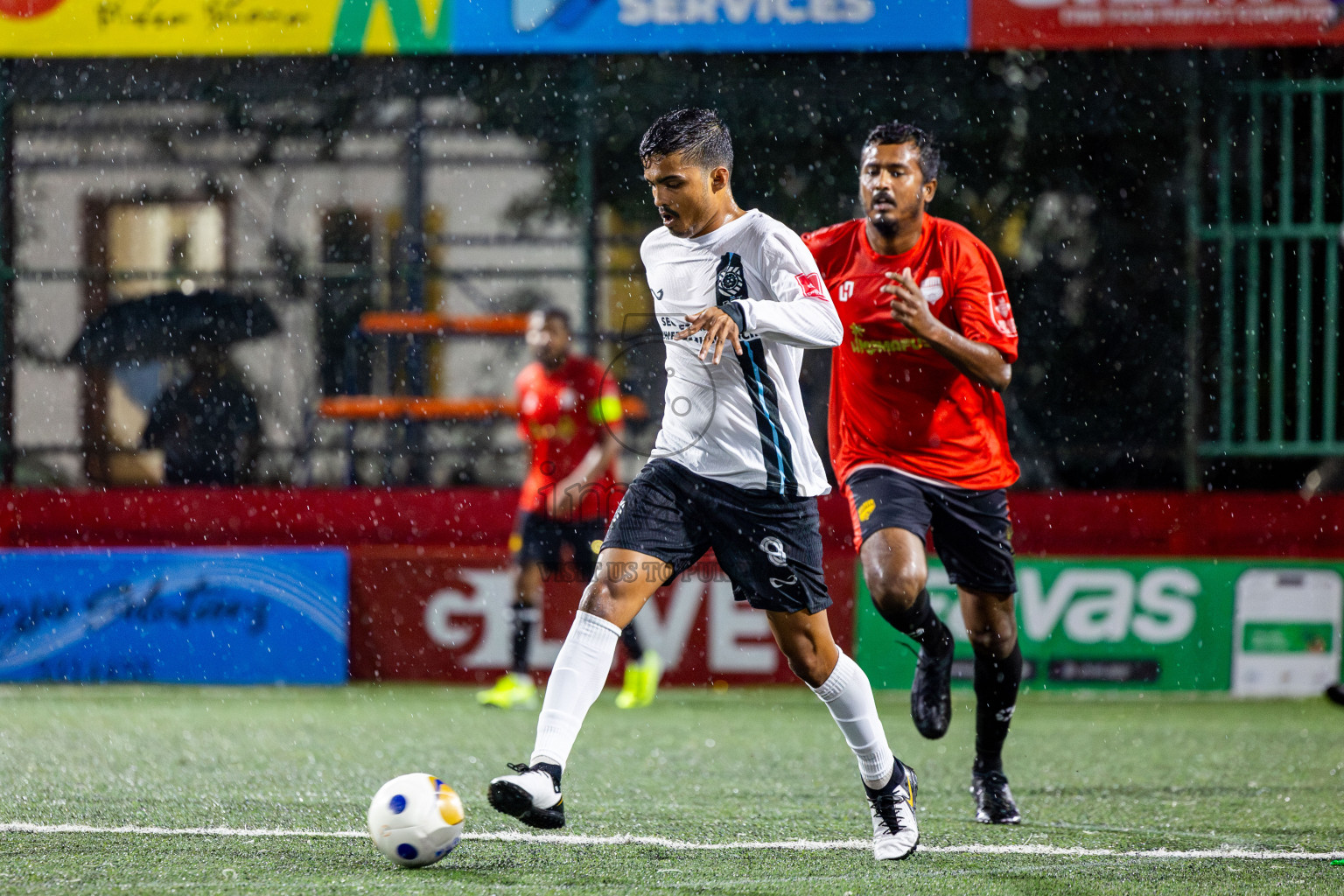 K Himmafushi vs K Dhiffushi in Day 10 of Golden Futsal Challenge 2025 was held on Tuesday, 14th January 2025, in Hulhumale', Maldives Photos: Nausham Waheed / images.mv