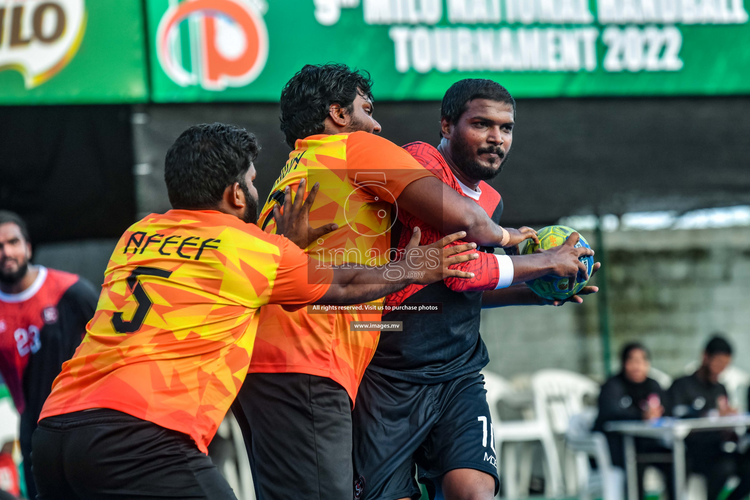 Milo 9th Handball Maldives Championship 2022 Day 1 held in Male', Maldives on 17th October 2022 Photos By: Nausham Waheed /images.mv