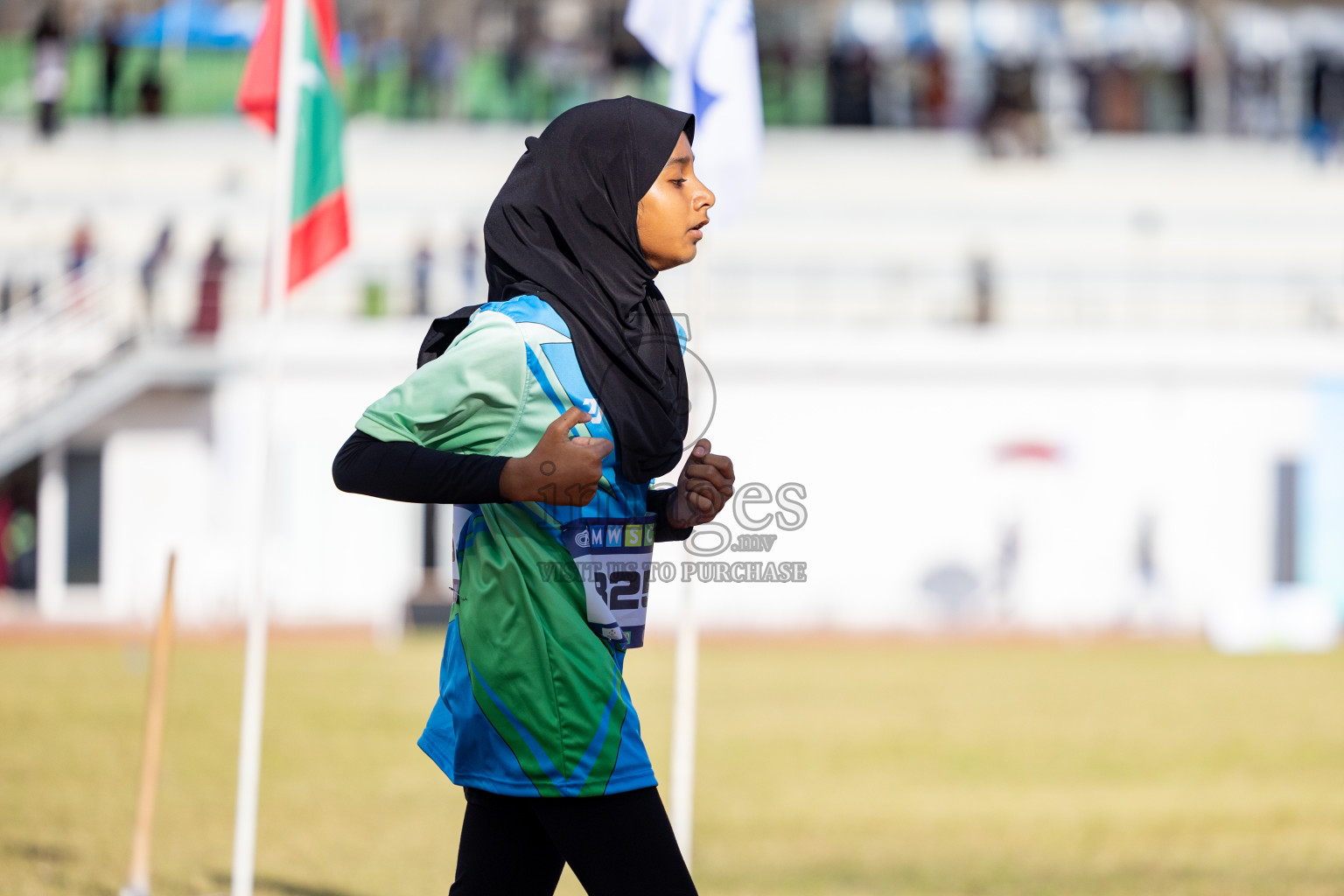 Day 1 of MWSC Interschool Athletics Championships 2024 held in Hulhumale Running Track, Hulhumale, Maldives on Saturday, 9th November 2024. 
Photos by: Ismail Thoriq, Hassan Simah / Images.mv