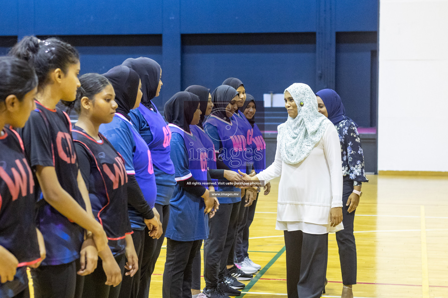 Xenith Sports Club vs Youth United Sports Club in the Milo National Netball Tournament 2022 on 18 July 2022, held in Social Center, Male', Maldives. Photographer: Shuu, Hassan Simah / Images.mv