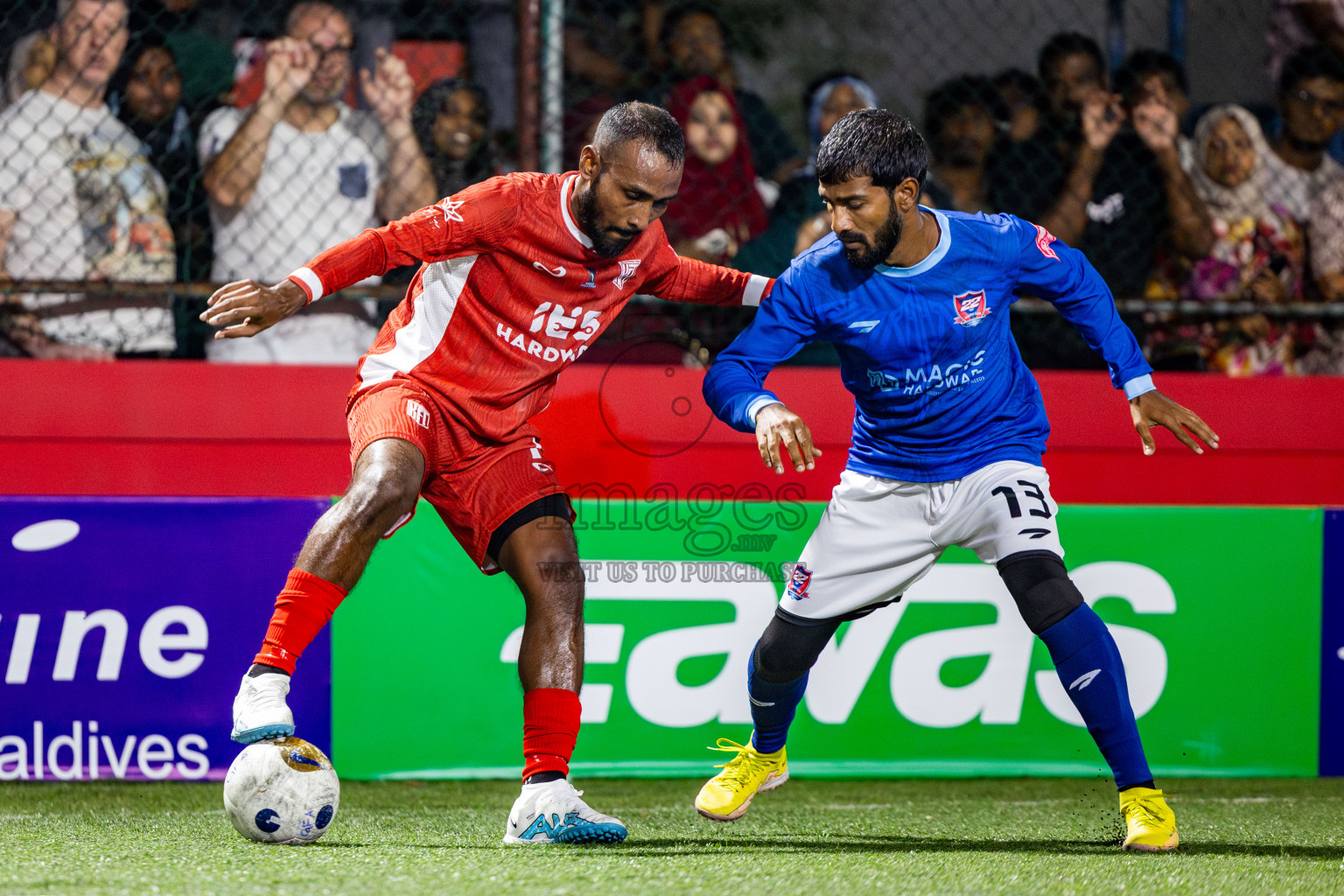 HA Kelaa vs HA Hoarafushi in Day 13 of Golden Futsal Challenge 2025 was held on Friday, 17th January 2025, in Hulhumale', Maldives. Photos: Nausham Waheed / images.mv
