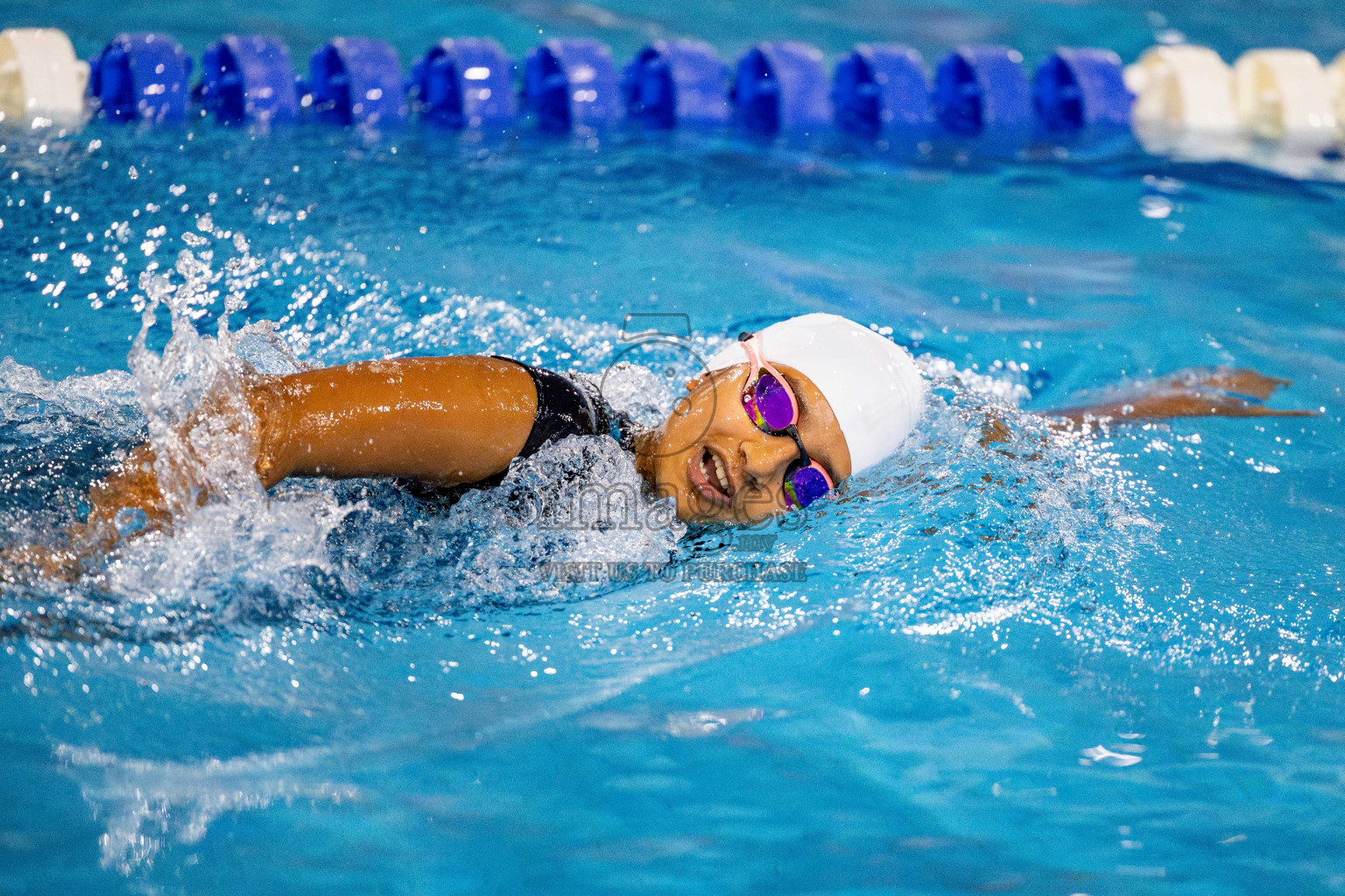 Day 4 of National Swimming Championship 2024 held in Hulhumale', Maldives on Monday, 16th December 2024. Photos: Hassan Simah / images.mv