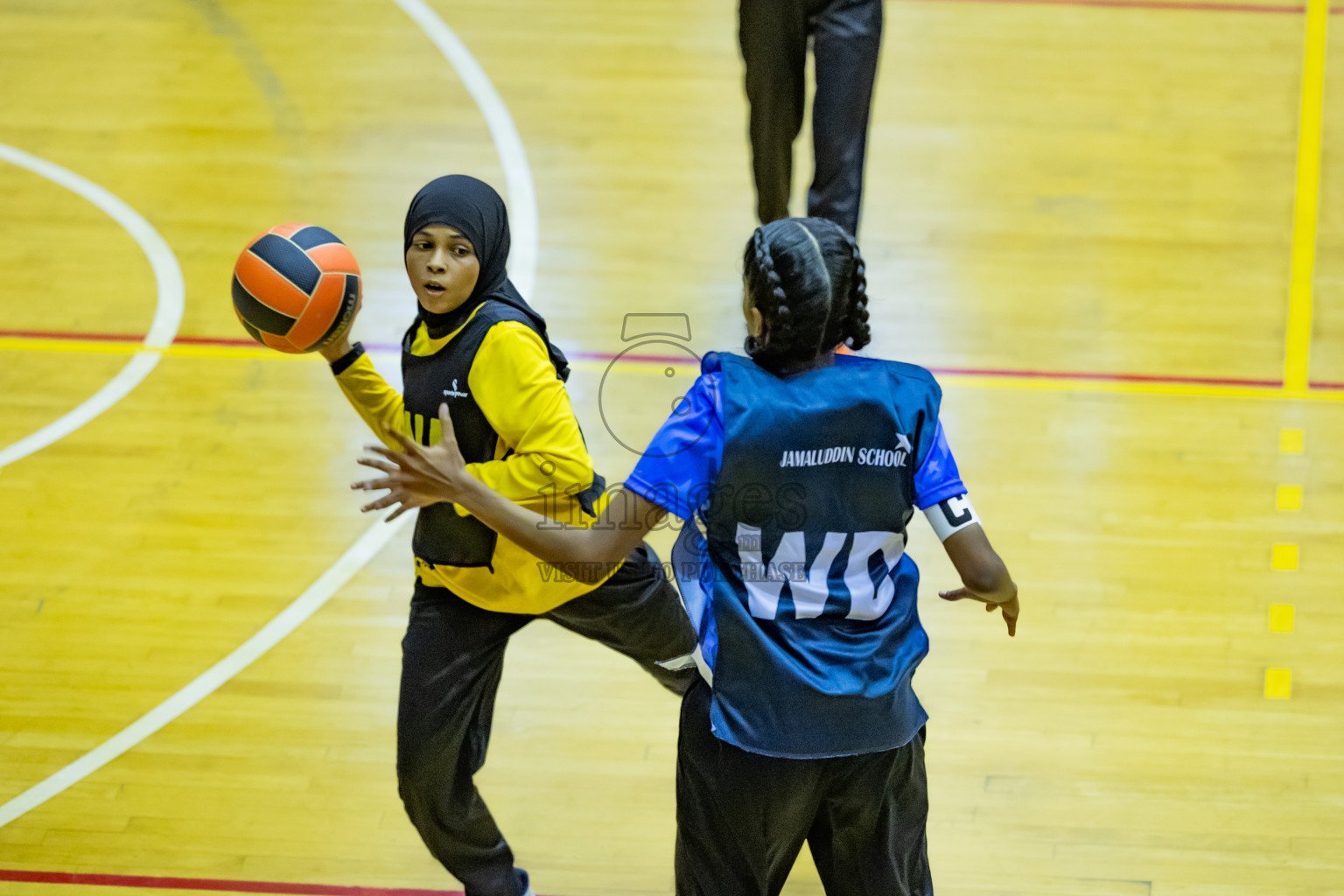 Day 12 of 25th Inter-School Netball Tournament was held in Social Center at Male', Maldives on Thursday, 22nd August 2024.