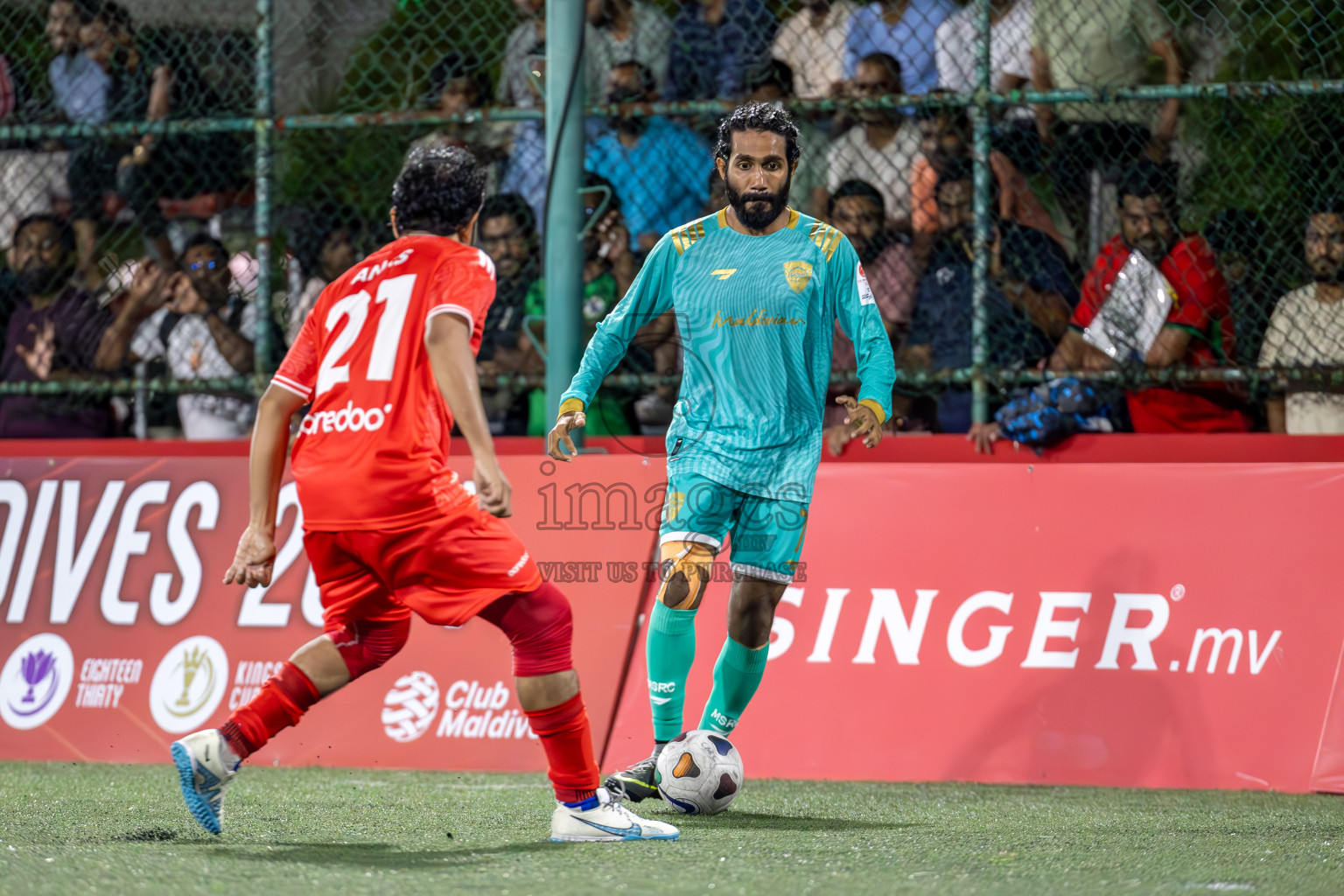 Maldivian vs Ooredoo in Club Maldives Cup 2024 held in Rehendi Futsal Ground, Hulhumale', Maldives on Thursday, 3rd October 2024.
Photos: Ismail Thoriq / images.mv