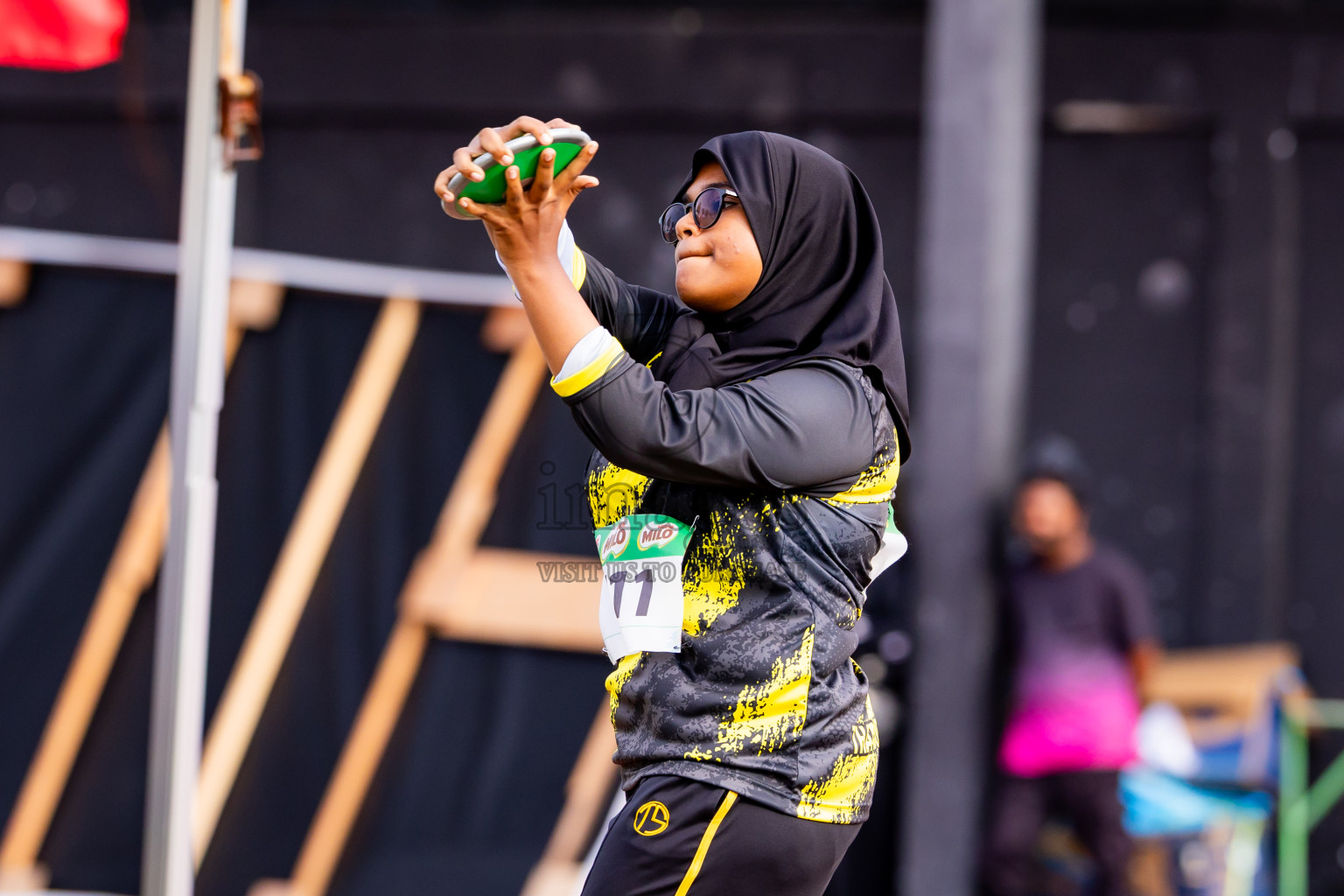 Day 6 of Inter-school Athletics Championship 2025 held in Ekuveni Synthetic Track, Male', Maldives on Sunday, 12th October 2025. Photos by: Nausham Waheed / Images.mv