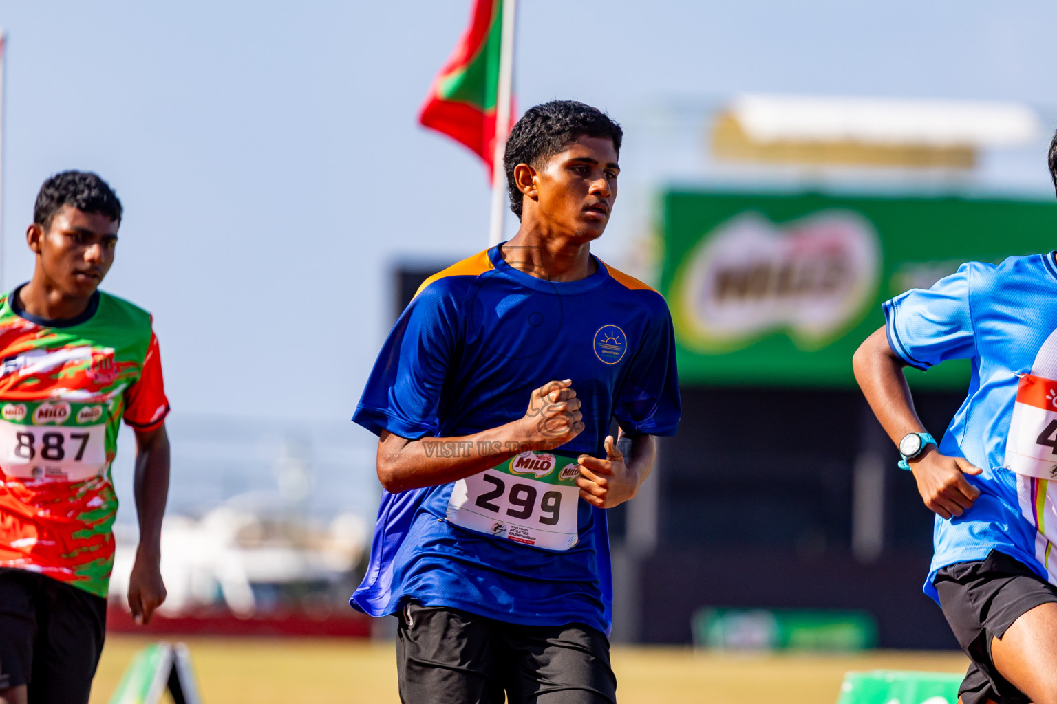 Day 3 of Inter-school Athletics Championship 2025 held in Ekuveni Synthetic Track, Male', Maldives on Wednesday, 08th October 2025. Photos by: Nausham Waheed / Images.mv