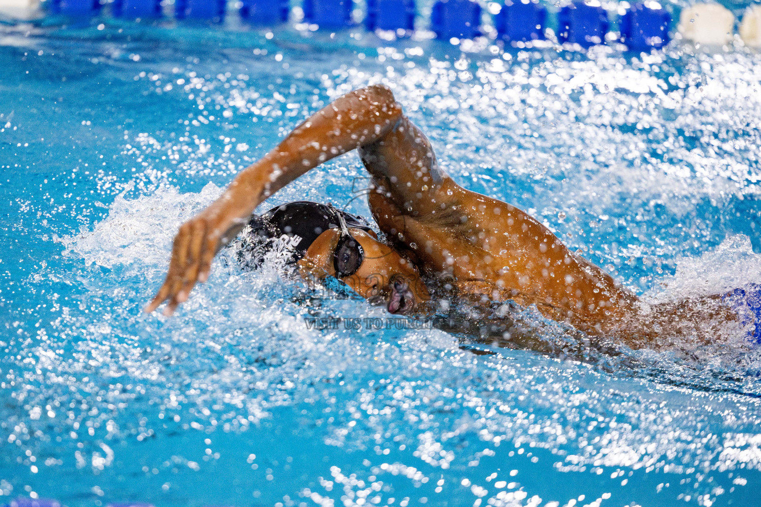 Day 4 of National Swimming Championship 2024 held in Hulhumale', Maldives on Monday, 16th December 2024. Photos: Hassan Simah / images.mv