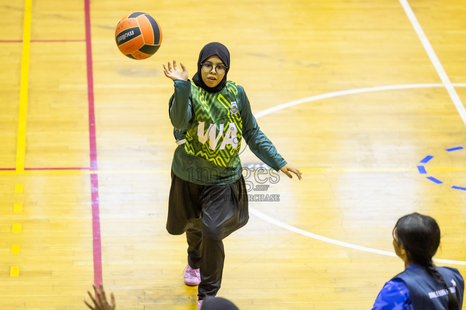 Day 8 of 25th Inter-School Netball Tournament was held in Social Center at Male', Maldives on Sunday, 18th August 2024.