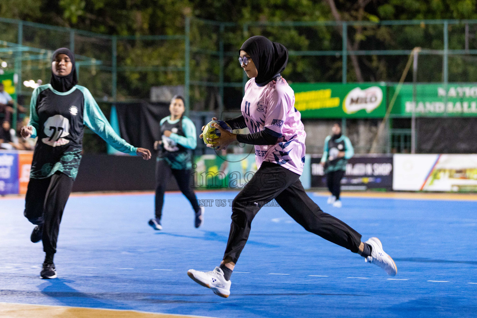 Day 7 of 10th National Handball Tournament 2023, held in Handball ground, Male', Maldives on Sunday, 4th December 2023 Photos: Nausham Waheed/ Images.mv