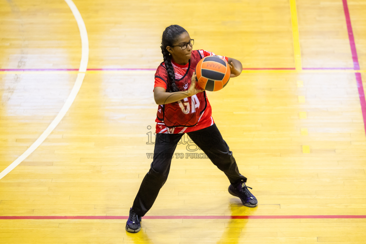 Day 14 of 25th Inter-School Netball Tournament was held in Social Center at Male', Maldives on Sunday, 25th August 2024. Photos: Hasni / images.mv