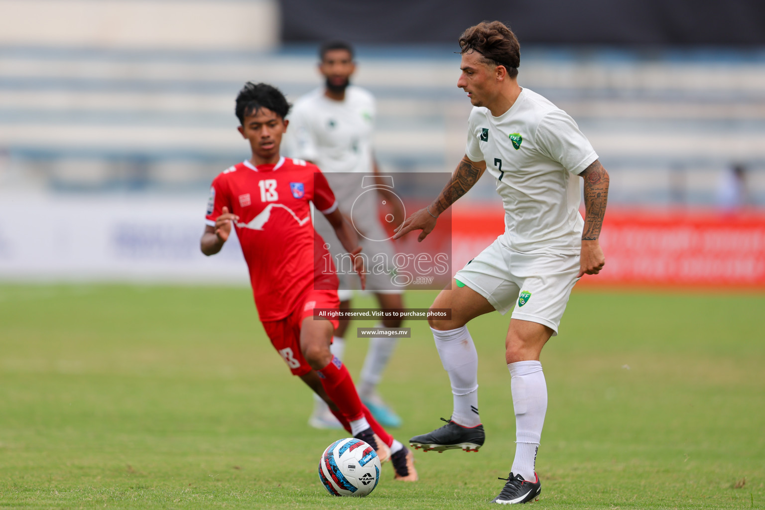 Nepal vs Pakistan in SAFF Championship 2023 held in Sree Kanteerava Stadium, Bengaluru, India, on Tuesday, 27th June 2023. Photos: Nausham Waheed, Hassan Simah / images.mv