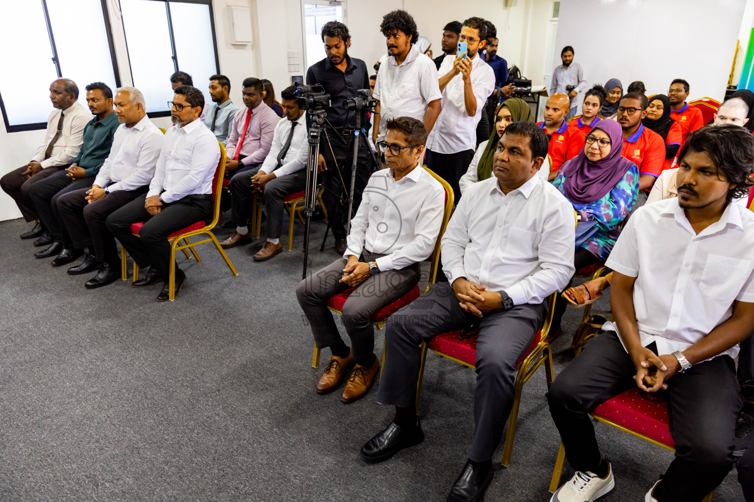 Logo Reveal and Launching Ceremony of the 7th Carrom World Cup 2025 was held in Boalhage, Male', Maldives on 1st September 2025. Photos: Nausham Waheed / images.mv
